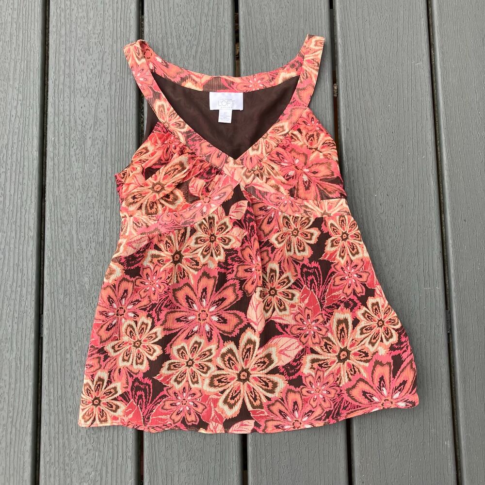 Floral babydoll flowy tank top, bohemian boho chic fairycore